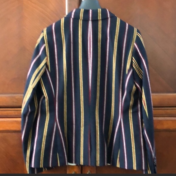 BROOKS BROTHERS ❤️ Heart Lined Striped Blazer - Picture 3 of 8